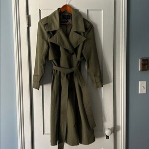 Olive Green Trench Coat